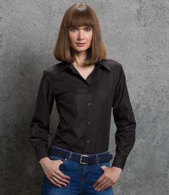  Oxford Shirts - Ladies Long Sleeve