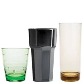 Coloured Plastic Glasses
