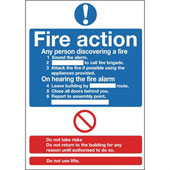  Fire Safety Signs