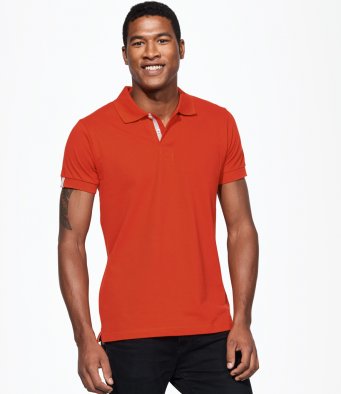  Cotton Polos - Contrast