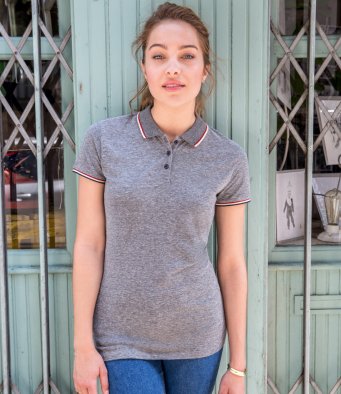  Poly/cotton Polos - Ladies Contrast