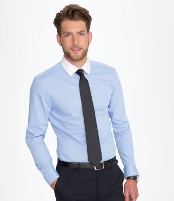  Work Shirts - Contrast Long Sleeve