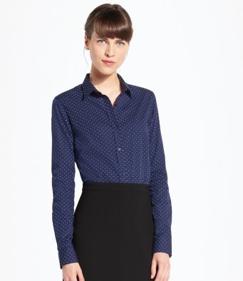  Work Shirts - Ladies Contrast Long Sleeves