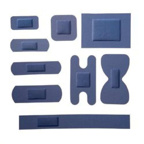 Detectable Plasters Blue - Assorted     QP7073