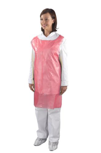 Disp. Polythene Aprons - Roll           - Red