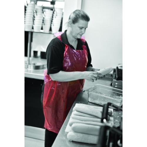 Disp. Polythene Aprons on Roll HD       R/B/Y/G/W