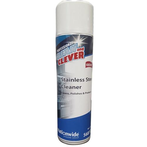 Clean & Clever Stainless Steel Cleaner  (Aerosol)                               56810