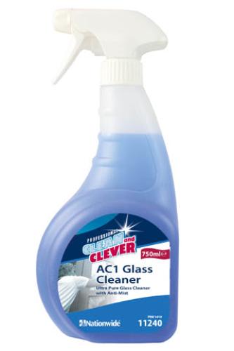 Clean & Clever Glass Cleaner AC1        (Trigger)                               11240
