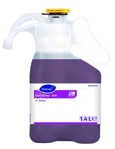 Suma Bac Sanitiser SmartDose D10        Super Concentrated                      100916092
