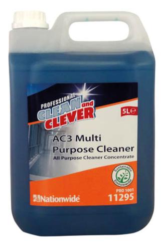 Clean & Clever AC3 M.P Cleaner          All Purpose Cleaner Concentrate         11295