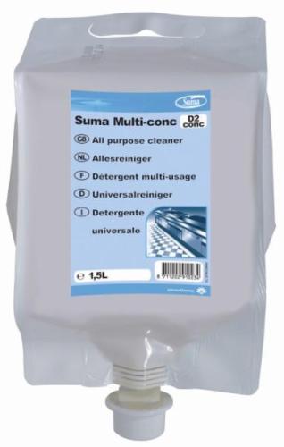 Suma Multi Conc.All Purpose Cleaner D2  Super Concentrated Pouch                100861971/101106696