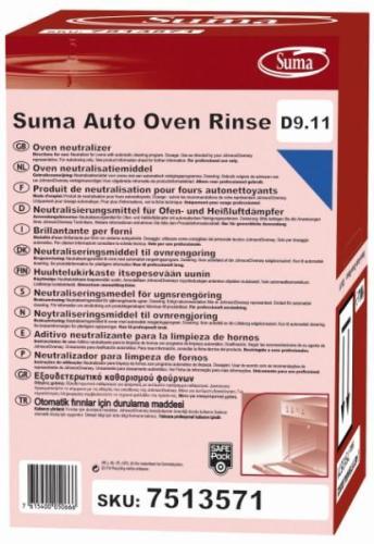 Suma Auto Oven Rinse D9.11 Safepack     100844221