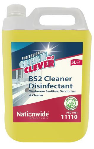 Clean & Clever Cleaner Disinfectant BS2 Washroom Sanitiser                      11110