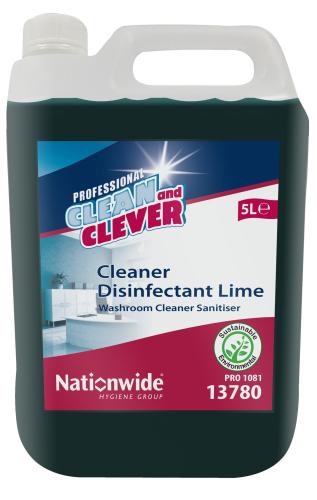 Clean & Clever Cleaner Disinfectant     - Lime                                  13780