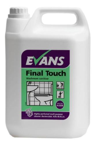 Evans Final Touch                       Germicidal Cleaner                      A020EEV2
