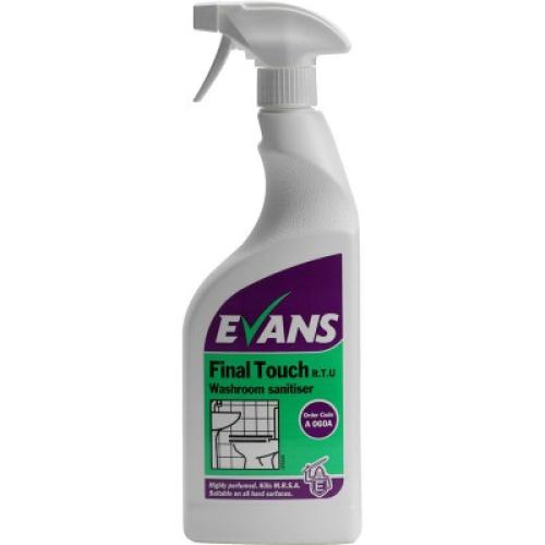 Evans Final Touch                       Germicidal Cleaner                      A060AEV