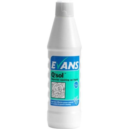 Evans Q'Sol Washing Up Liquid           A002AEV