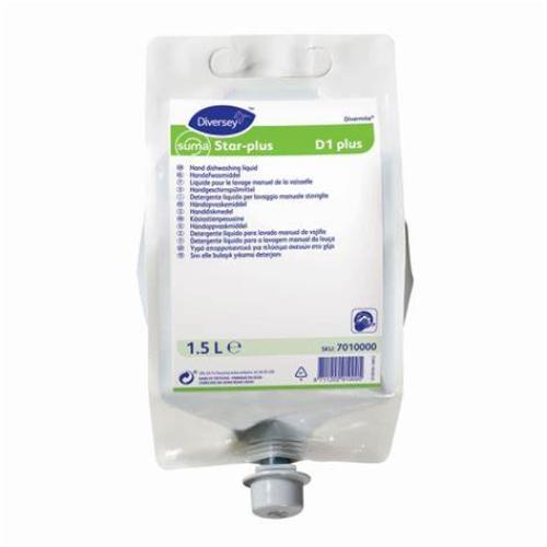 Suma Star Plus Washing Up Liquid D1     Super Concentrated Pouch                7010000