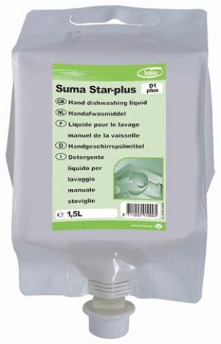 Suma Star Plus Washing Up Liquid D1     Super Concentrated Pouch                7010000