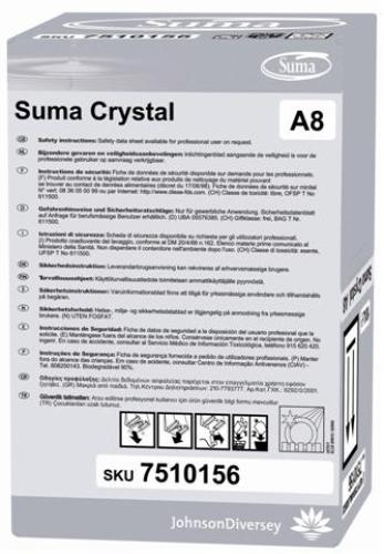 Suma Crystal Rinse Aid A8 Safepack      7510156