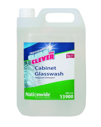 Clean & Clever Cabinet Glasswash        Detergent                               13900