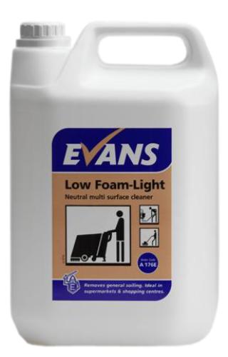 Evans Low Foam Light Scrubber Dryer Det.