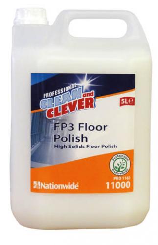 Clean & Clever Floor Polish FP3         High Solids Emulsion                    11000