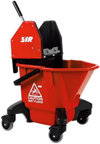 Ebony Combo Bucket & Wringer TC20       - Recycled Plastic                      - R/B/Y/G