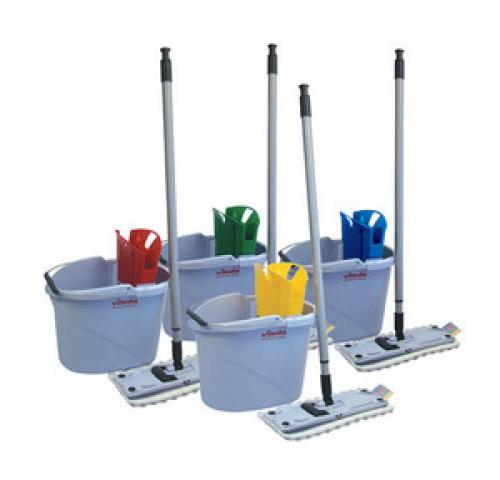 Vileda Ultraspeed Mini Bucket Kit 10lt  R/B/Y/G