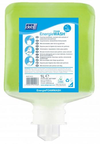 Deb Stoko Refresh Energie Foam          Luxury Hand Wash (1lt Cartridge)        ENG1L