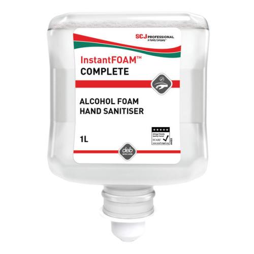 Deb Stoko Instant Complete              Foam Hand Sanitiser (1lt Cartridge)     DIS1000ML