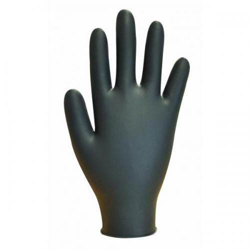 Bodyguards Disposable Nitrile Gloves    Powder Free - Black