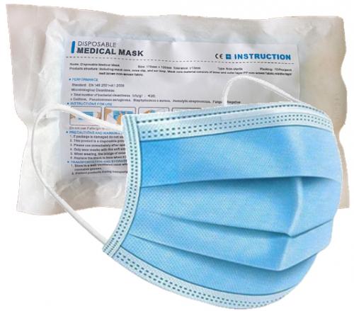 Disposable Face Mask Type IIR           3 Ply
