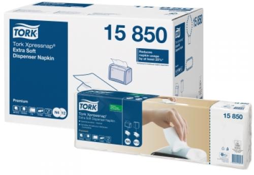 Tork Xpressnap Extra Soft Disp.Napkin   2ply White                              15850