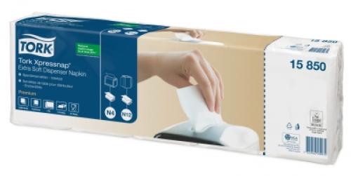 Tork Xpressnap Extra Soft Disp.Napkin   2ply White                              15850