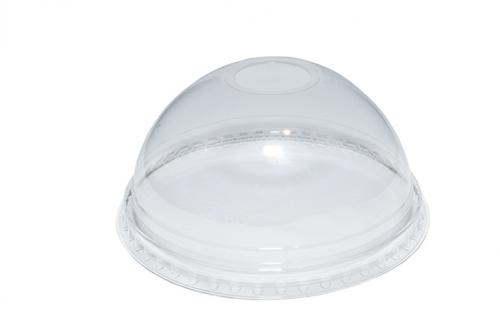 Smoothie Cup Domed Lid PET 12oz         Without Hole                            R10043
