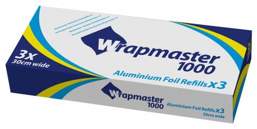 Wrapmaster 1000 Aluminium Foil Refill   30cm x 30m