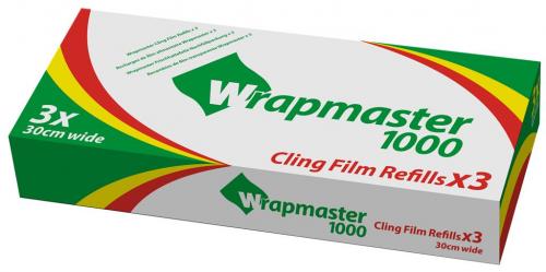 Wrapmaster 1000 Cling Film Refill       30cm x 100m