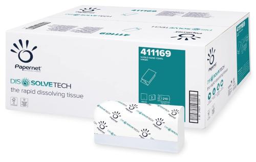 Dissolve Tech Superior Towel            2ply White                              411169/421341