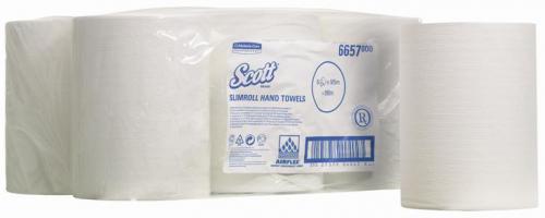 Scott Slimroll Towel 6657               1ply White