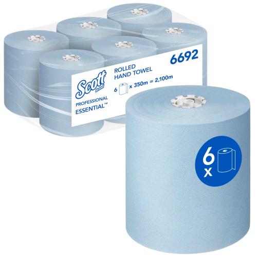 Scott Essential Rolltowel 6692          1 Ply Blue