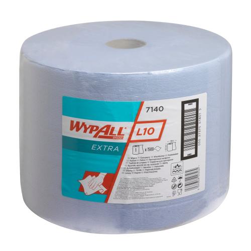 Wypall L10 Roll 7140 - 1ply Blue