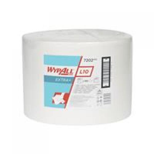 Wypall L10 Extra + Roll 7202            - 1ply White