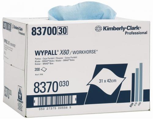 Wypall X60 Brag Box 8370 - 1ply Blue