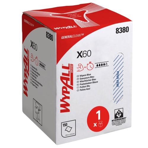 Wypall X60 Multibox 8380 - 1ply Blue