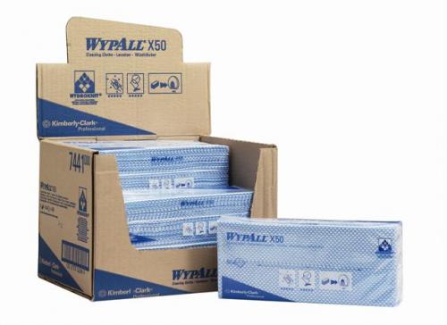 Wypall X50 Cleaning Cloths 7441 - Blue