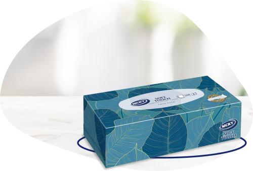 Nicky Soft Touch Facial Tissues         2ply White                              421043