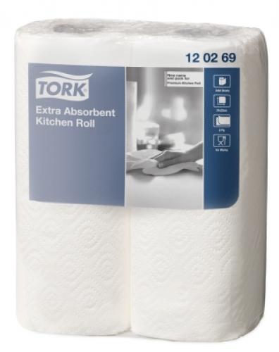 Tork Kitchen Roll                       2ply White                              120269