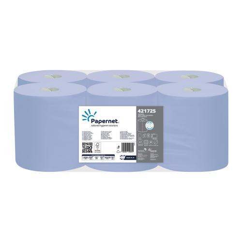 Papernet Centrefeed Roll 2ply Blue      421725/420780