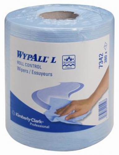 Wypall L10 Extra + Centrefeed Rolls     1ply Blue                               7492/7407